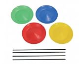 4 Spinning Plates with sticks