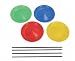 4 Spinning Plates with sticks