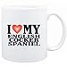 Mug White " I LOVE English Cocker Spaniel " Dogs