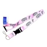 San Antonio Spurs Clip Lanyard Keychain Id Ticket Holder Pink