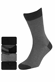 4 Pairs of Autograph Modal Blend Contrast Heel & Toe Socks