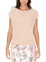 Rare London Camiseta Manga Corta Camiseta Etnic (Beige)