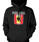 Polska Na Zdrowie Mens Polish Sweatshirt, Poland Beer Glass Design Pullover Hoodie