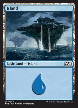 Magic: the Gathering - Island (256/269) - Magic 2015 - Foil