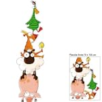 "Pyramide d'animaux", sticker, d�cora...