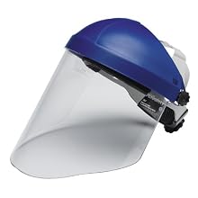 3M Ratchet Headgear H8A, Head and Face Protection 82783-00000, with 3M Clear Polycarbonate Faceshield WP96 (Pack of 1)