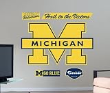 Michigan Wolverines Logo -Fathead , 52x31