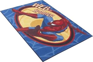 Spiderman Web Spinner Rugs Official Kids Bedroom Mats 80x120cms FREE ...