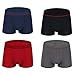 Men's Boxer Briefs Classic Modal Trunks Comfort Soft Underwear 4-Pack
