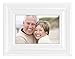 Kiera Grace Callard Wood Picture Frame, 4 by 6-Inch, White