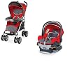 Chicco Trevi Stroller & Key Fit Car Seat in Fuego