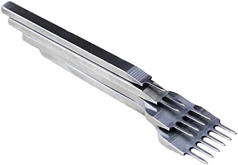 A Trust Durable Stainless Steel 4mm 1/2/4/6 Prong DIY Handmade Diamond Lacing Stitching Chisel Set Leather Craft Kits 4 Pcs
