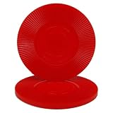 100 Radial Chips Set - Red - Great for the Budget Home Game