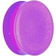 30mm Purple Neon Glitter Saddle Plug