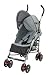 Dream On Me Lightweight Aluminum Stroller, Black/Gray