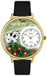 Whimsical Watches Unisex Cow Gold Watch G0110018
