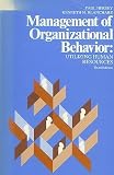 Management of Organizational Behaviour: Utilizing Human Resources