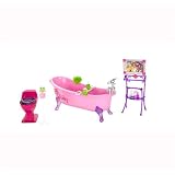 Barbie Glam Bathtub Playset Pink Packed with Fun!!