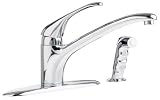American Standard 4400.641.002 Connoisseur Single-Control Kitchen Faucet with Color Matched Hand Spray, Polished Chrome