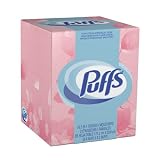 Puffs Facial Tissue (Cube) - 24 Boxes, 72 Sheets/Box