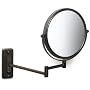 Jerdon First Class JP7506BZ 8", 5X Wall Mount Mirror, Bronze Finish