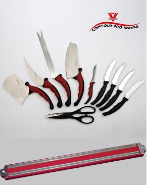 Contour Pro Knives Messerset + Magnetschiene