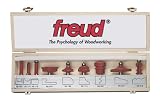 Freud 93-100 9-Piece Table Making Router Bit Set with 1/2-Inch Shank