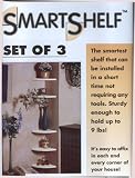 SMART SHELF CORNER SHELVES SET OF 3