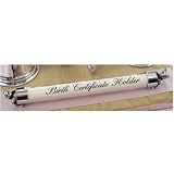 Baby's Pewter Bear Birth Certificate Holder