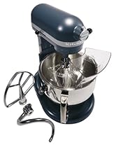 Hot Sale KitchenAid KP26M1XBS Professional 600 Series 6-Quart Stand Mixer, Blue Steel