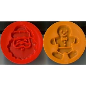 Buy Wilton Christmas Holiday Santa & Gingerbread Boy Cookie Stamps ~ Set of 2