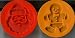 Wilton Christmas Holiday Santa & Gingerbread Boy Cookie Stamps ~ Set of 2