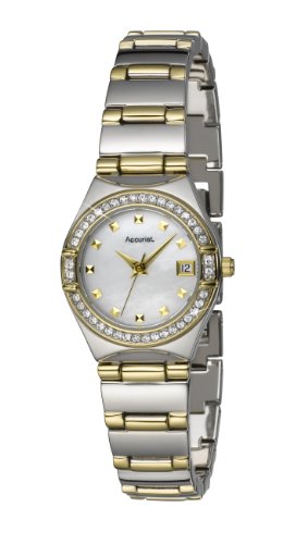 Accurist 2 Tone Mother of Pearl Bracelet Ladies Watch - LB1661