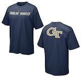 Nike Georgia Tech Yellowjackets Navy Ramblin Wreck School Pride 2 Sided T Shirt