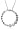 10k White Gold Journey Circle Pendant (1/4 cttw, H-I Color, I3 Clarity)