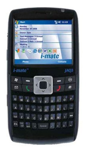 I-mate JAQ3 Pocket PC Unlocked Smartphone with 2 MP Camera, Wi-Fi, MP3/Video Player, MicroSD Slot--U.S. Version with Warranty (Black)