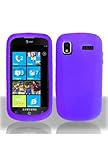 Purple Gel Skin Case for Samsung Focus (i917) AT&T