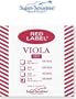 Super Sensitive Red Label Intermediate 3/4 Viola Strings