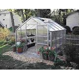 Premium 9x9 Foot Aluminum Greenhouse - Green by Juliana Greenhouses