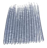 44 Silver Menorah Chanuka Candles viccSilver