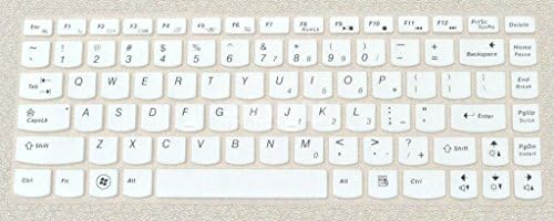 Bodu Silicone Keyboard Cover for Lenovo G40,G40-70,G40-45,G40-30,G405S,IdeaPad Y40,Flex 14,Flex 14 AP,Flex 14 AT,Flex 2,Flex 2 14AP,Flex 2-14d,V1000,V3000,V1070,N410,B40,B40-30,B40-45,B40-70,S41,N40,N40-30,N40-45,N40-70(White)