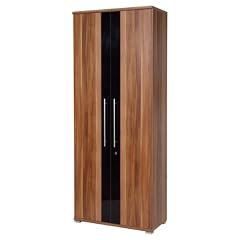 Germania 608-87 Aktenschrank "Master", 4 Einlegeb�den, 5 - Raster, abschlie�bar, Walnuss-Nb. / schwarz