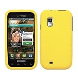 Yellow Silicone Case / Skin / Cover for Samsung Fascinate / Mesmerize / SCH ....