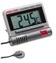 CDN DTC1-G Digital Thermometer & Clock, Gray
