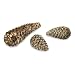 Set of 3 Eco Country Bronze Pine Cone Christmas Decorations 10.25"