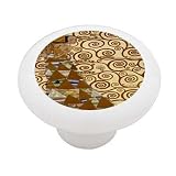 Expectations by Klimt Decorative High Gloss Ceramic Drawer Knob