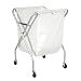 Ex-Cell Kaiser 460 W CHR Laundry Caddy Steel Laundry Waste Collector, 24-1/2" Length x 21-1/4" Width x 35" Height