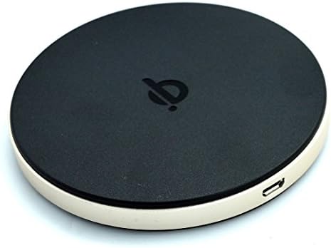 Hamaker Qi Wireless Charger Charging Pad with LED indicator for Samsung Galaxy S6 Edge LG G3 G2 Google Nexus4 5 6 7 iPhone 6 6 Plus 5 5S All Qi-Enabled Devices (Black)