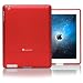 GreatShield iSlide Slim-Fit PolyCarbonate Hard Case for Apple iPad 2 2nd Generation – Red