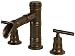 Pegasus 67125-8096H Bamboo Series Widespread Lavatory Faucet, Heritage Bronze